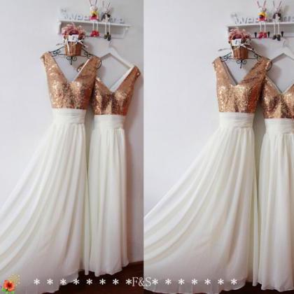 White Prom Dress,backless Evening Gown,sexy Open..