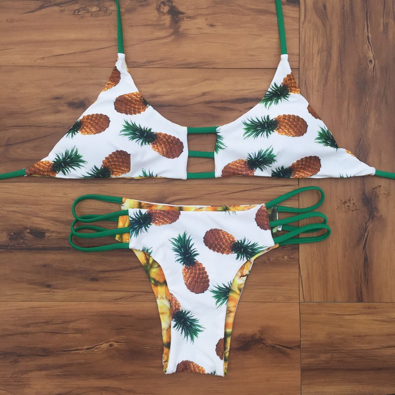 Fission Bikini Bikini Swimsuit, Sexy Bikini, Separate The Swimsuit, Sexy Bikini Beach, Beach Bathing Suit,the Pineapple Swimsuit